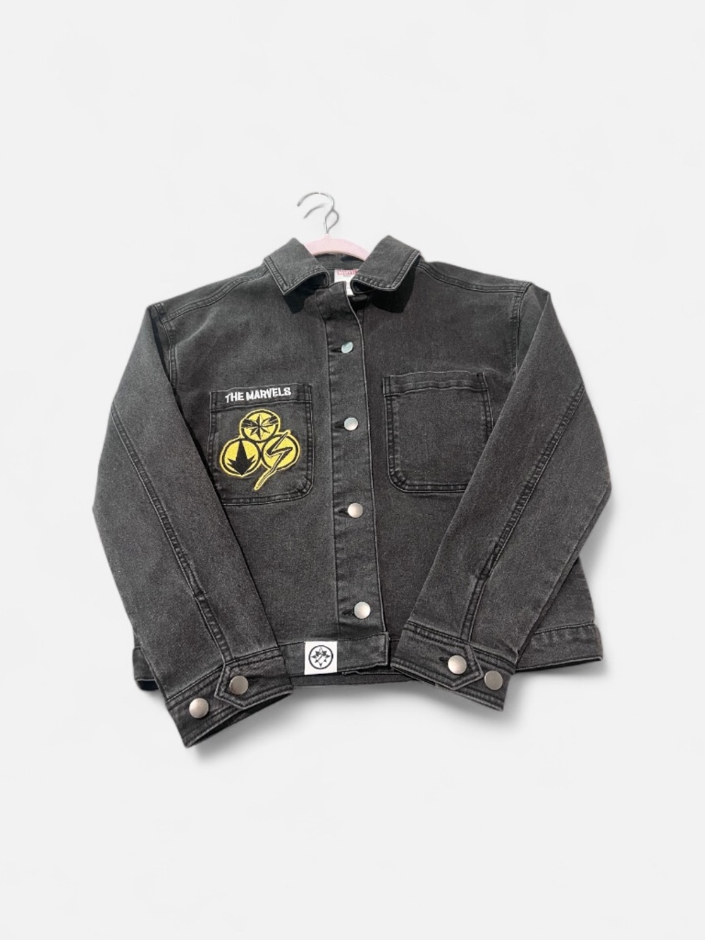 Marvel “The Marvels” Black Denim Jacket – XS - Picture 3 of 13